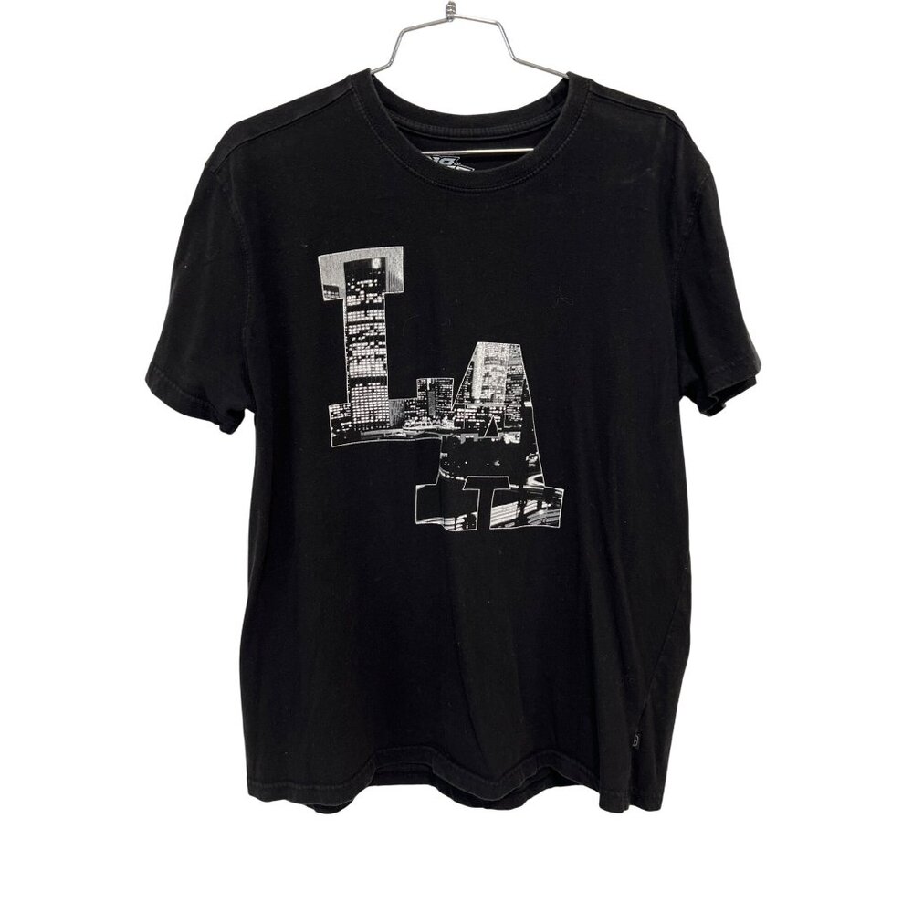 No Fear LA Cityscape Graphic Tee Size Large Crewneck Short Sleeve Everyday Wear